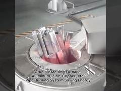 Lò nung kim loại công nghiệp nghiêng 1000kg Cảm ứng nóng chảy nhôm