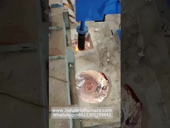 lò nóng chảy phế liệu nhôm với hệ thống xoáy