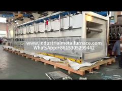 Lò xử lý nhiệt vành đai lưới dẫn động bằng con lăn chạy bằng khí đốt liên tục cho ốc vít