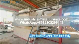 Lò xử lý nhiệt đai lưới điện trở liên tục cho các bộ phận kim loại – Tiết kiệm năng lượng