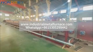 Lò vành đai lưới đốt khí lớn – Xử lý nhiệt hiệu quả cho ống thép không gỉ