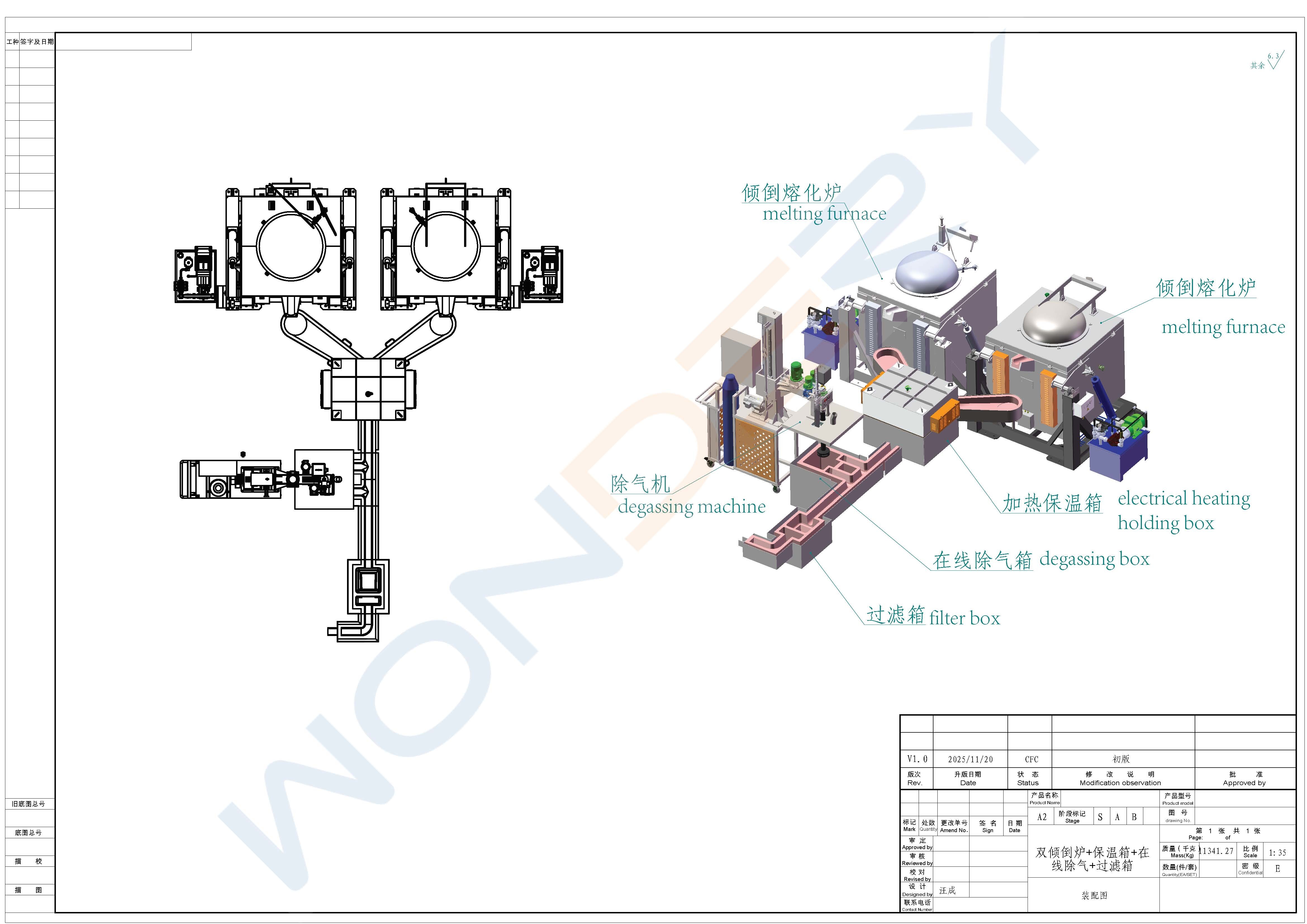 Blog công ty mới nhất về WUXI WONDERY Ra mắt Dây chuyền Lò Nung Chảy Nhỏ Gọn Hiệu suất Cao cho Xưởng Đúc Châu Á & Châu Phi