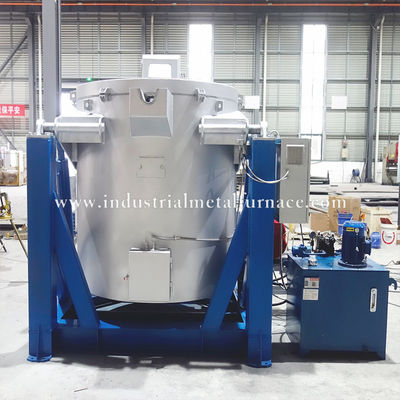 Mua 800kg High-Efficiency Natural Gas Industrial Aluminum Melting Furnace with Hydraulic System and 850°C Capacity online manufacture