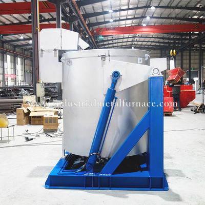 Mua Thiết kế nghiêng thủy lực 500KG ZINC khí tự nhiên nghiêng lò nóng chảy kẽm sản xuất trực tuyến