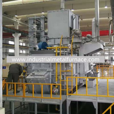 Mua 1000kg/h Natural Gas Aluminum Melting Furnace with 720℃ Temperature online manufacture