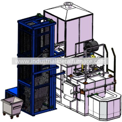 Mua 5000 KG/H Natural Gas Continuous Industrial Aluminum Melting Furnace online manufacture