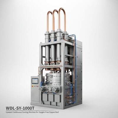 Mua Máy đúc liên tục theo chiều lên cho thanh đồng không oxy đường kính φ8 – 16 mm, công suất 1000 tấn/năm và độ chính xác theo dõi mức lỏng ±2 mm sản xuất trực tuyến