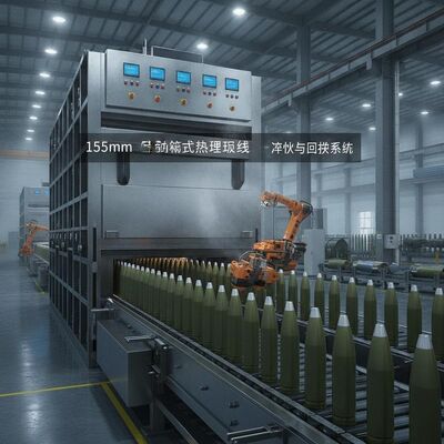 Mua Dây chuyền sản xuất xử lý nhiệt kiểu hộp hoàn toàn tự động với nhiệt độ định mức 950oC và khả năng chịu tải 64 vỏ sản xuất trực tuyến