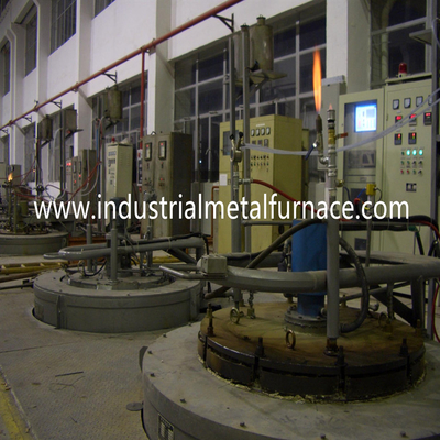 chất lượng  90KW 50HZ Pit Type Gas Carburizing Furnace Electric Resistance Continuous Gas Carburising Furnace nhà máy