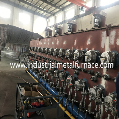 Hỗ trợ khí con lăn Lò đai lưới liên tục Nhiệt luyện Carburizing cho Chốt