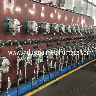 960kw Loại dây chuyền khí tự nhiên Lò đai lưới 55Cr3 1500 X 14000 X 200mm