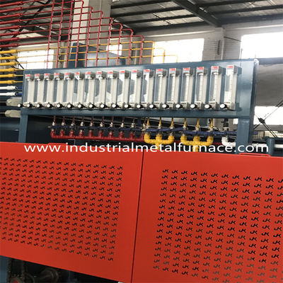 Lò con lăn liên tục 30m 50HZ Băng tải Điện lưới điện trở Hệ thống sưởi