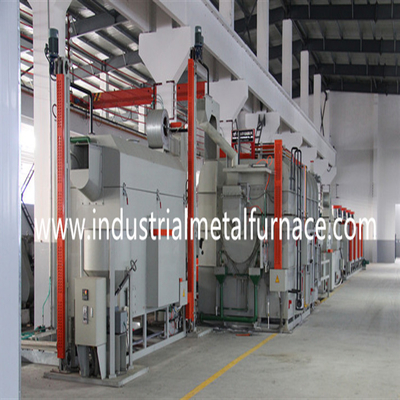 Điện trở quay 350kg / giờ Lò liên tục Xử lý nhiệt Chuông ủ