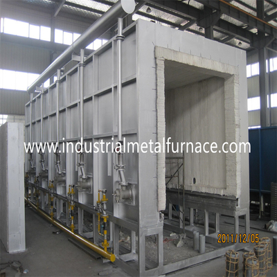 2000MM 1300 độ Khí đốt tự nhiên Lò đáy xe, Lò nung Bogie Hearth Nhiệt độ cao