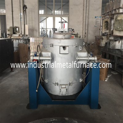 Loại nghiêng 1250 độ Nồi nấu chảy dầu cho lò nung hợp kim đồng nhôm