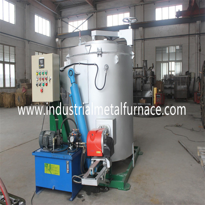 Lò nung chảy kim loại công nghiệp 1400 độ Phế liệu đồng Loại nghiêng Lò nung