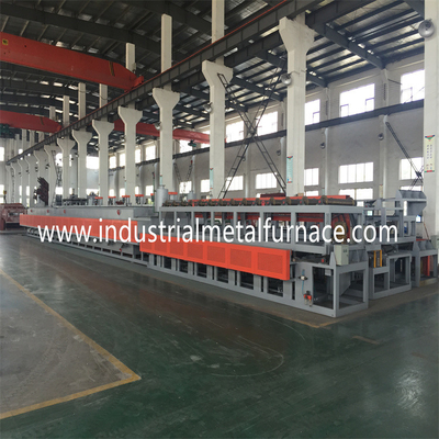 160 đến 1000 KG mỗi giờ Con lăn liên tục Lò nung đai điện trở Lò xử lý nhiệt làm việc