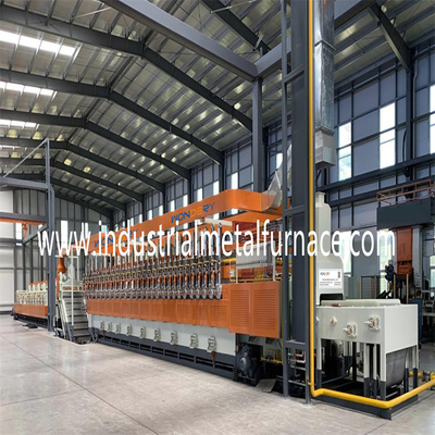 Hỗ trợ khí con lăn Lò đai lưới liên tục Nhiệt luyện Carburizing cho Chốt