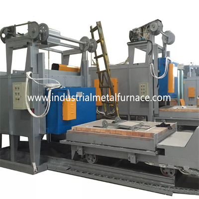 Lò xử lý nhiệt 4 vùng Bogie Hearth 8000 × 3500 × 2300mm Đốt bằng khí