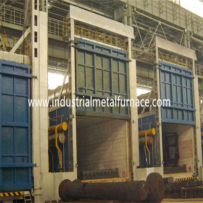 Lò xử lý nhiệt 550℃ 1350×1000×700mm Lò đáy ô tô Lò sưởi điện Bogie