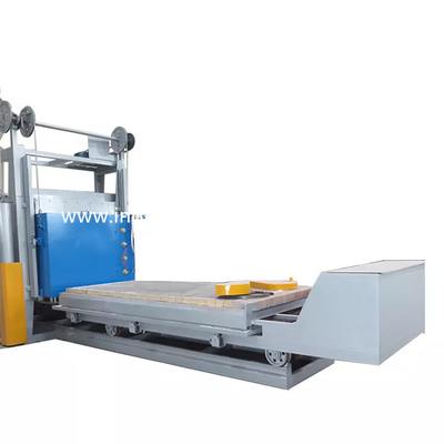 6 * 2.3 * 2.4 M Xem nhôm Sintering Electric Bogie Hearth Furnace cho tàu áp suất