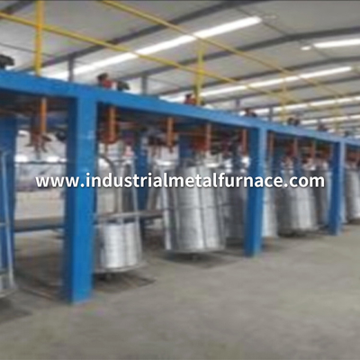 8000Ton mỗi năm Quá trình mạ kẽm nhúng nóng Dây chuyền nhà máy Ấm đun nước kẽm cho dây carbon thấp
