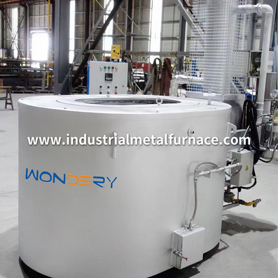 300 đến 1000 kg Lò nấu chảy bằng khí hình bầu dục Phế liệu nhôm có thu hồi nhiệt