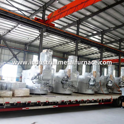 300 đến 1000 kg Lò nấu chảy bằng khí hình bầu dục Phế liệu nhôm có thu hồi nhiệt