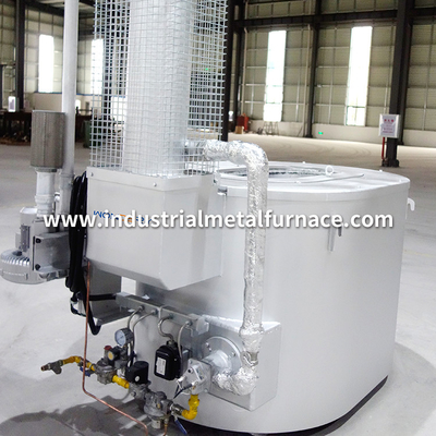 300 đến 1000 kg lò nấu chảy bằng khí nung hình bầu dục bằng nhôm cho quá trình đúc khuôn