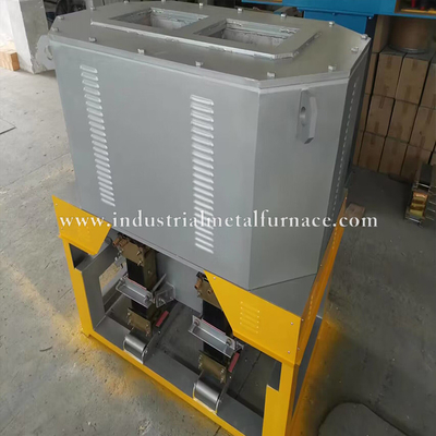 Lò nung đồng cảm ứng hai buồng công nghiệp cho đúc trọng lực 380V