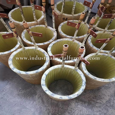Lò nung đồng cảm ứng hai buồng công nghiệp cho đúc trọng lực 380V