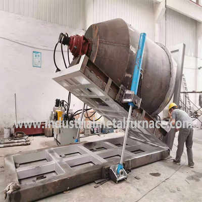 Công nghiệp 380V 3P 50HZ lò nóng chảy nhôm cho đúc quay