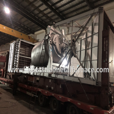 Ống nóng chảy kim loại PLC tự động nhôm / lò nóng chảy khí 10-12M Per Min tốc độ xoay