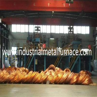 Cửa lò đúc nghiêng điện 400KW Thiết bị nóng chảy cảm ứng làm mát bằng không khí cho đồng