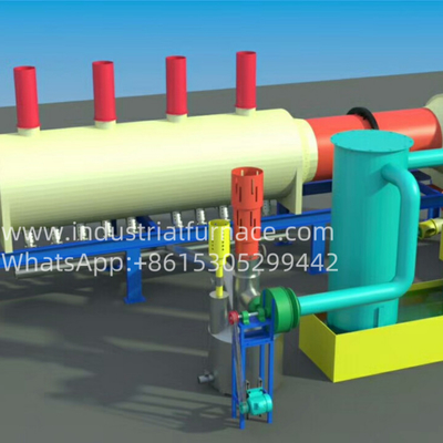 lò nóng chảy kim loại công nghiệp hiệu suất cao cho lon nhôm Carbon hóa và loại bỏ sơn