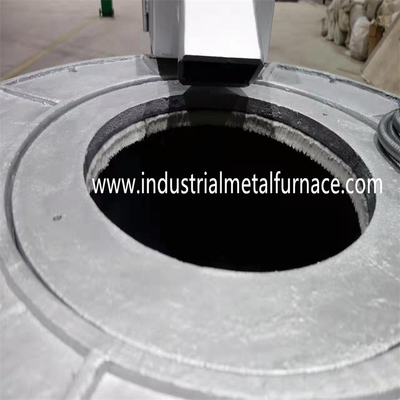 650 độ 400KG Khí đốt tự nhiên Gang kẽm Lò nung chảy gang 200Kg / giờ
