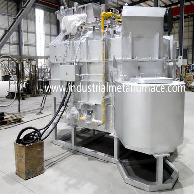 300 đến 3000kg / H Lò nung chảy hợp kim nhôm âm vang Lò nung nhôm tổ chức