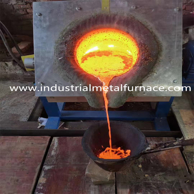 Lò nung chảy thép công nghiệp 25KW 5KG Máy nấu chảy phế liệu sắt tần số trung bình