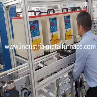 Loại nghiêng 10KG Lò nung chảy thép Lò sưởi cảm ứng Lò sưởi nóng chảy Kim loại 35KW