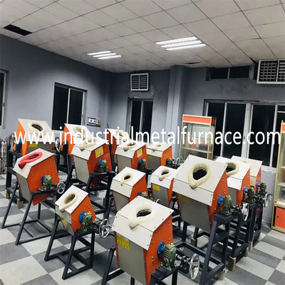 20KHZ Bạc nghiêng lò nung kim loại công nghiệp cảm ứng 15 đến 160 KW