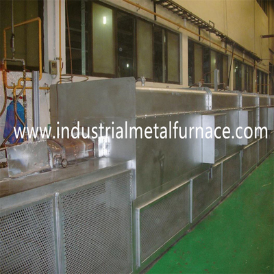 Đai lưới 500kg / H Lò nung con lăn đẳng nhiệt Làm việc ủ sáng