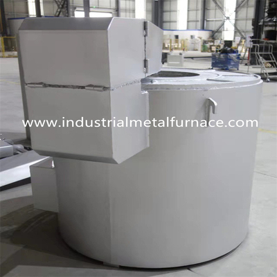 Lò nung nóng chảy kim loại điện cảm ứng công nghiệp 400kg Zamak Loại cố định