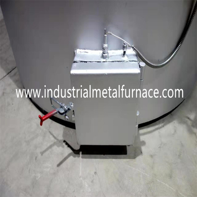 Lò nung nóng chảy kim loại điện cảm ứng công nghiệp 400kg Zamak Loại cố định