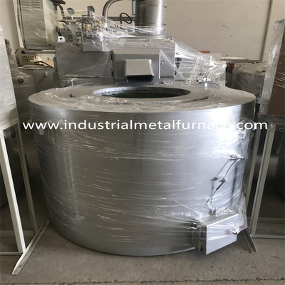 400kg Zamak 5 Crucible Aluminium Die Casting Lò nung chảy khí tự nhiên Loại tĩnh