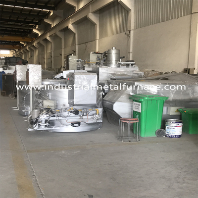 PID Loại nghiêng Lò nung nấu chảy khí đốt cho hợp kim nhôm 1000kg