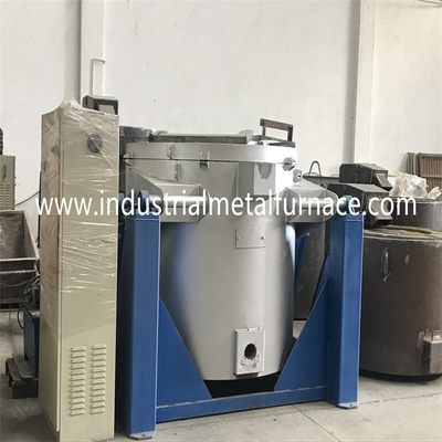 PID Loại nghiêng Lò nung nấu chảy khí đốt cho hợp kim nhôm 1000kg
