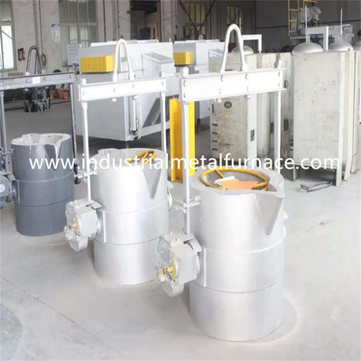 Đổ nhôm nóng chảy đúc nóng chảy 540mm Muôi chuyển nhôm nóng chảy