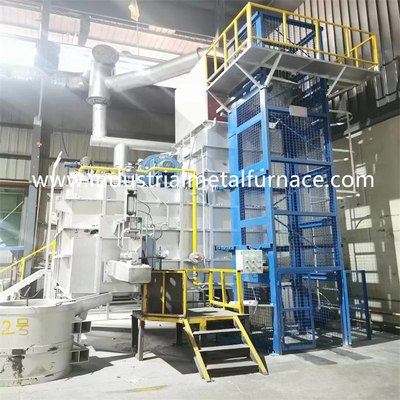 700 đến 750deg nhôm nung chảy và giữ lò nung quá trình đúc hợp kim nhôm