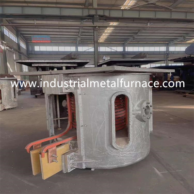 Lò nung nóng chảy cảm ứng tần số trung bình bằng gang 200kg gang