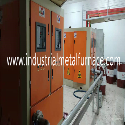Lò cảm ứng công nghiệp 300kg 1150 độ cho vỏ nhôm nóng chảy đồng